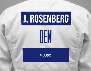 Judo GI with a backnumber showing the name Julius Victor Rosenberg from PI Judo