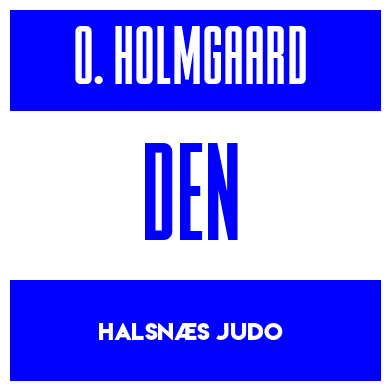 Rygnummer for Oliver Holmgaard