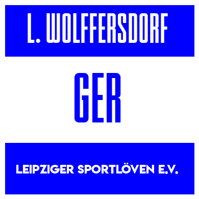 Rygnummer for Louis von Wolffersdorf