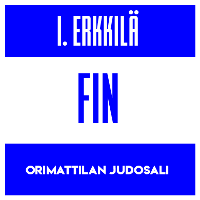 Rygnummer for Isla Erkkilä