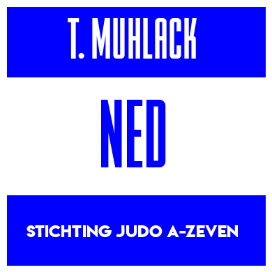 Rygnummer for Tycho Muhlack