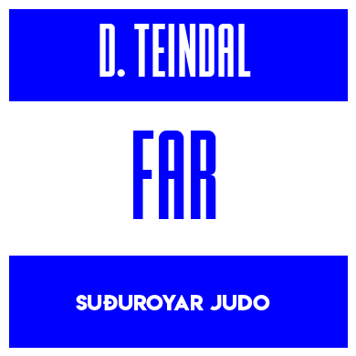 Rygnummer for Dánjal Teindal