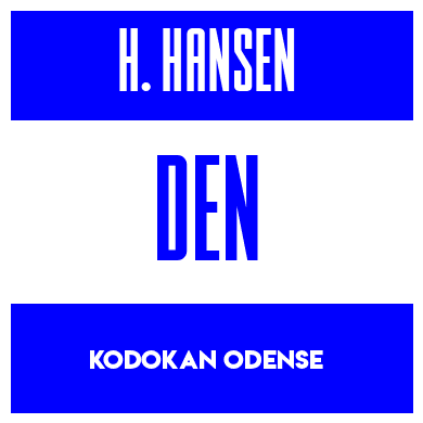 Rygnummer for Henrik Hansen