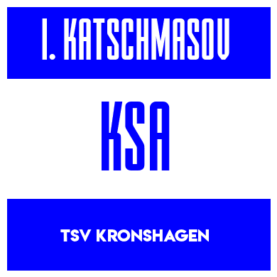 Rygnummer for Inal Katschmasov
