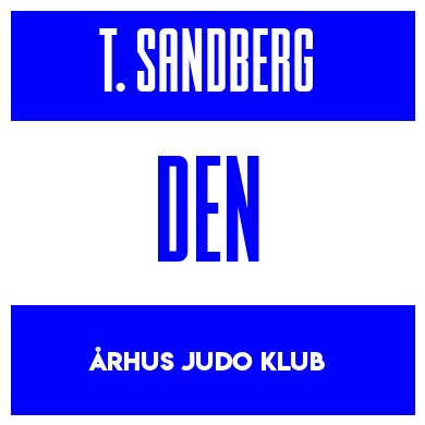 Rygnummer for Thomas Sandberg