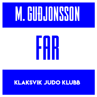 Rygnummer for Milan Guðjonsson