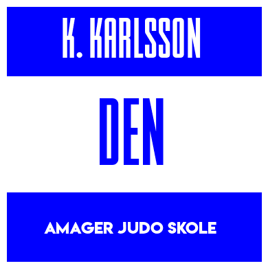 Rygnummer for Kalle Gundelach Karlsson