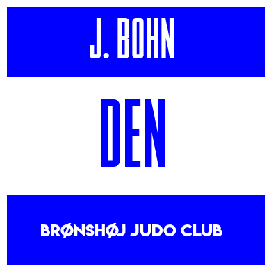 Rygnummer for Jens Bohn