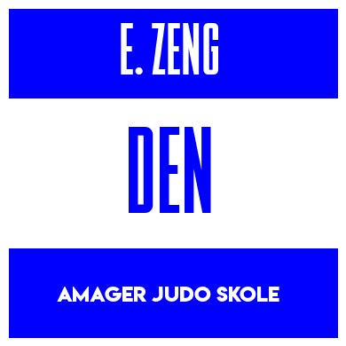 Rygnummer for Enny Zeng