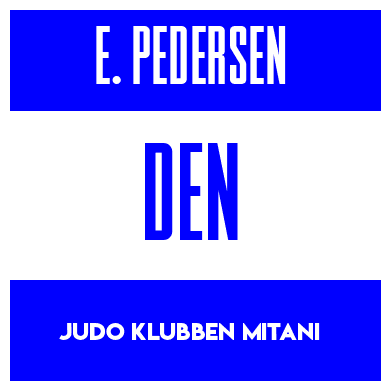 Rygnummer for Eik Lou Pedersen