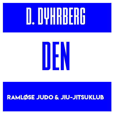 Rygnummer for Daniel Dyhrberg