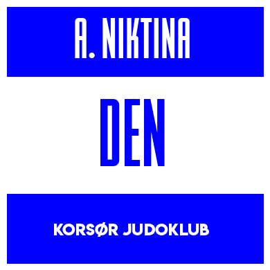 Rygnummer for Artem Niktina