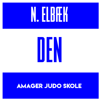 Rygnummer for Nord Klink Elbæk