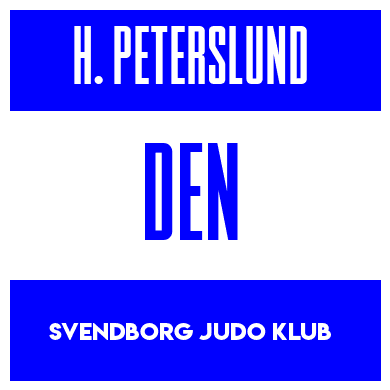 Rygnummer for Hubert Peterslund