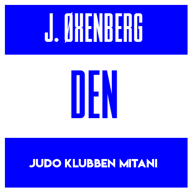 Rygnummer for Johannes Øxenberg