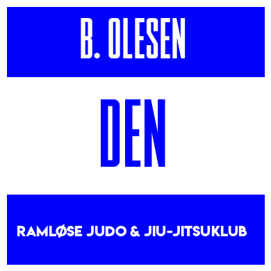 Rygnummer for Benjamin Bjørn Olesen