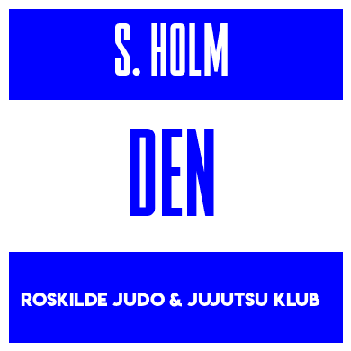 Rygnummer for Sophus Emil Holm