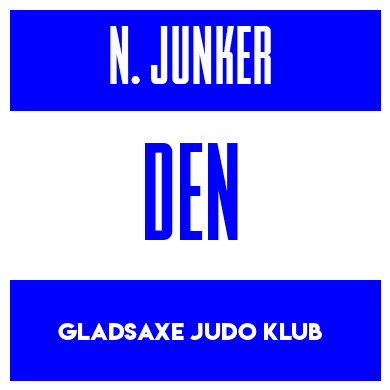 Rygnummer for Niels Junker