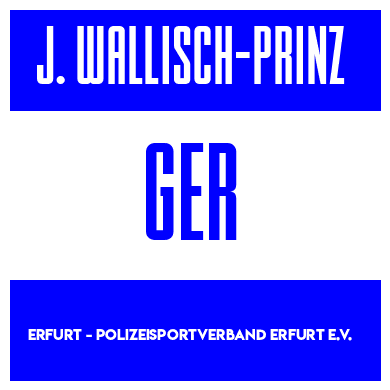 Rygnummer for Jana Wallisch-Prinz