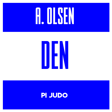 Rygnummer for Anders Olsen