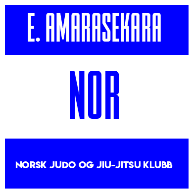 Rygnummer for Egilsten Amarasekara
