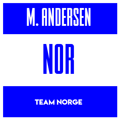 Rygnummer for Morten Andersen