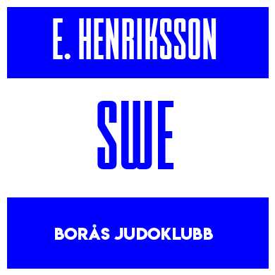 Rygnummer for Emil Henriksson