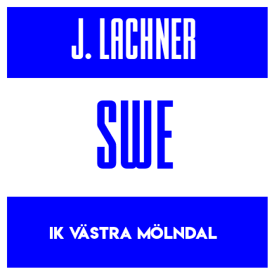 Rygnummer for Jacob Lachner