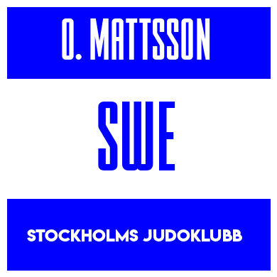Rygnummer for Olle Mattsson