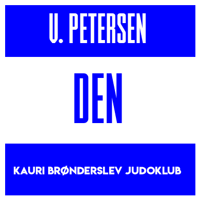 Rygnummer for Valdemar Tolstrup Petersen