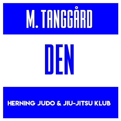 Rygnummer for Mathias Lerche Tanggård