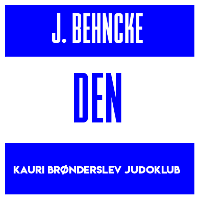 Rygnummer for Johannes Sørensen Behncke