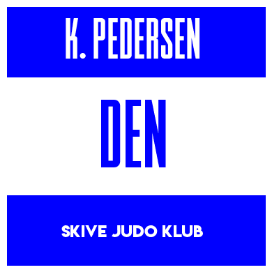 Rygnummer for Katja ø. Pedersen