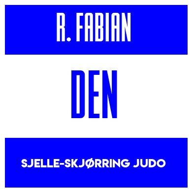 Rygnummer for Rasmus Fabian