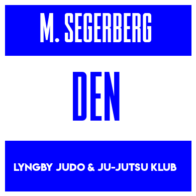 Rygnummer for Martin Segerberg