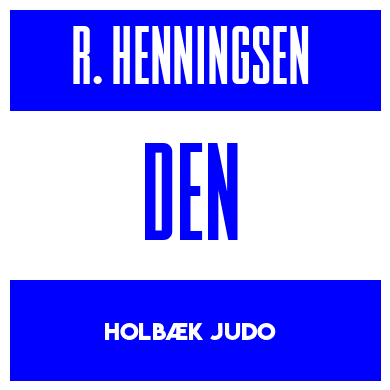 Rygnummer for Rasmus Henningsen
