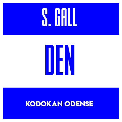 Rygnummer for Svend Asbjørn Gall