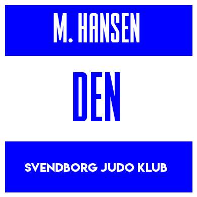 Rygnummer for Morten Fisker Hansen