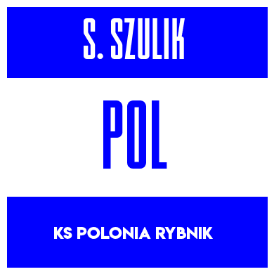 Rygnummer for Szymon Szulik