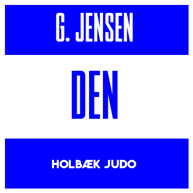 Rygnummer for Gustav Jensen