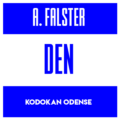 Rygnummer for Alexander Falster