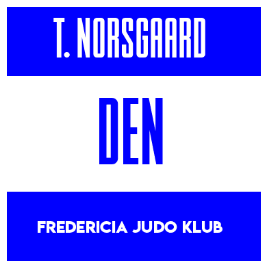 Rygnummer for Theo Norsgaard