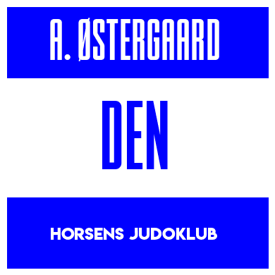 Rygnummer for Amalia Østergaard