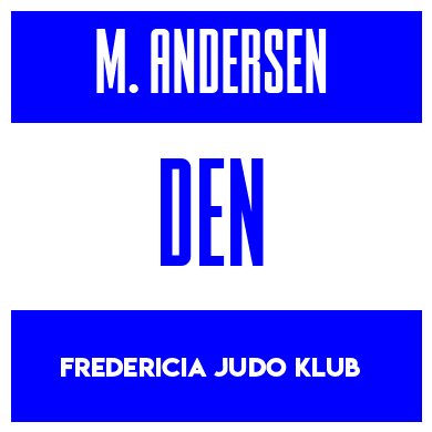 Rygnummer for Magnus Andersen