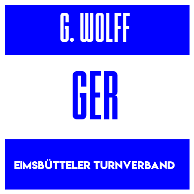 Rygnummer for Gunter Wolff