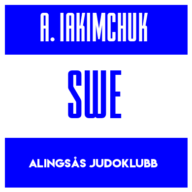 Rygnummer for Aleksandr Iakimchuk