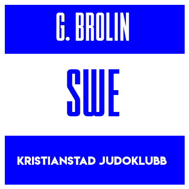 Rygnummer for Gustaf Brolin