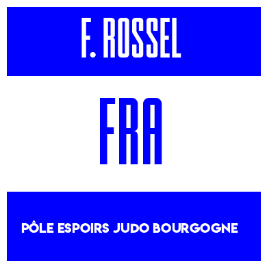 Rygnummer for Frédéric Rossel