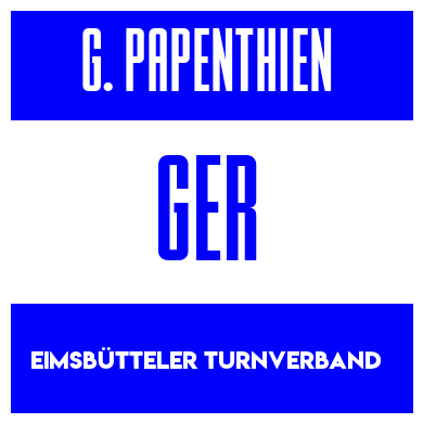 Rygnummer for Greta Papenthien