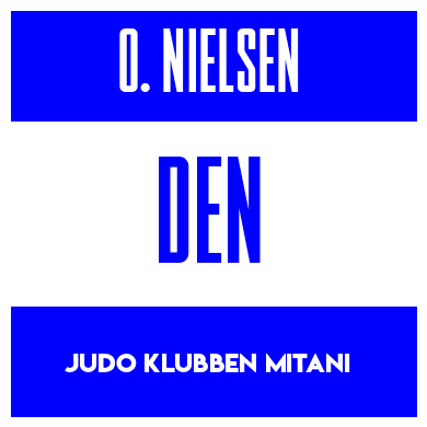 Rygnummer for Oscar Andreas Nielsen